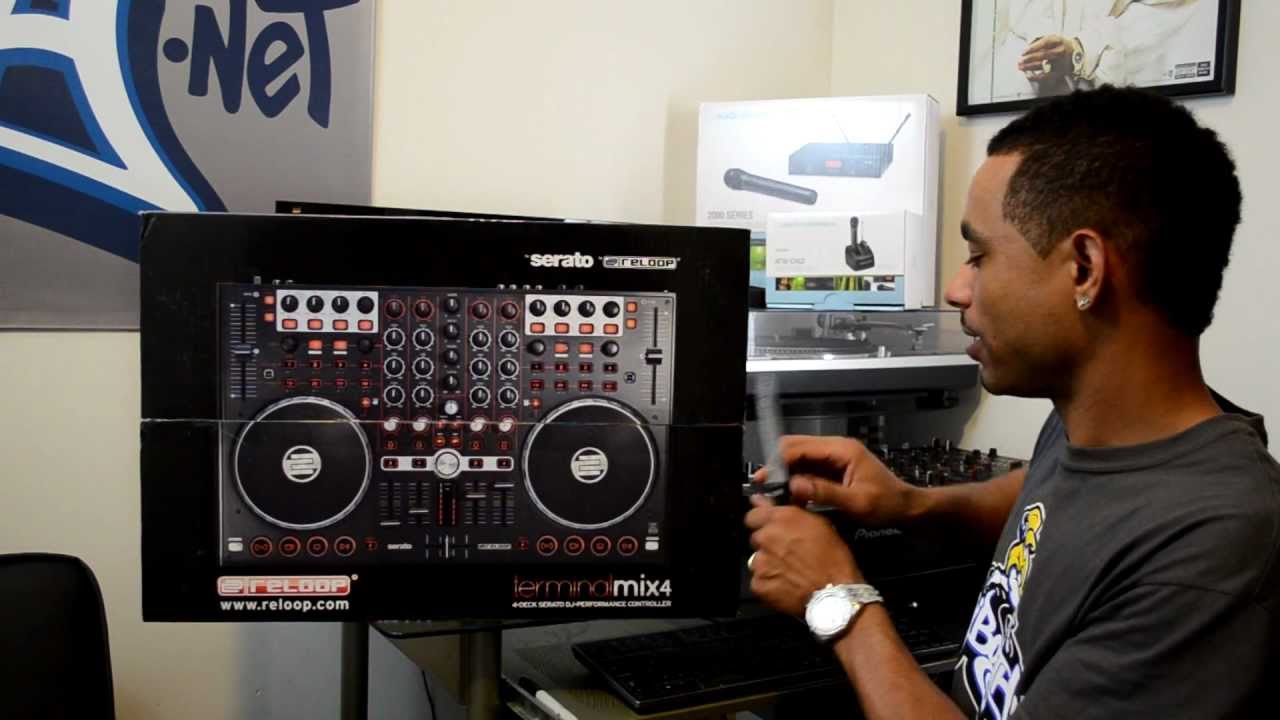 Reloop Terminal Mix 4 Digital DJ Controller Unboxing & First