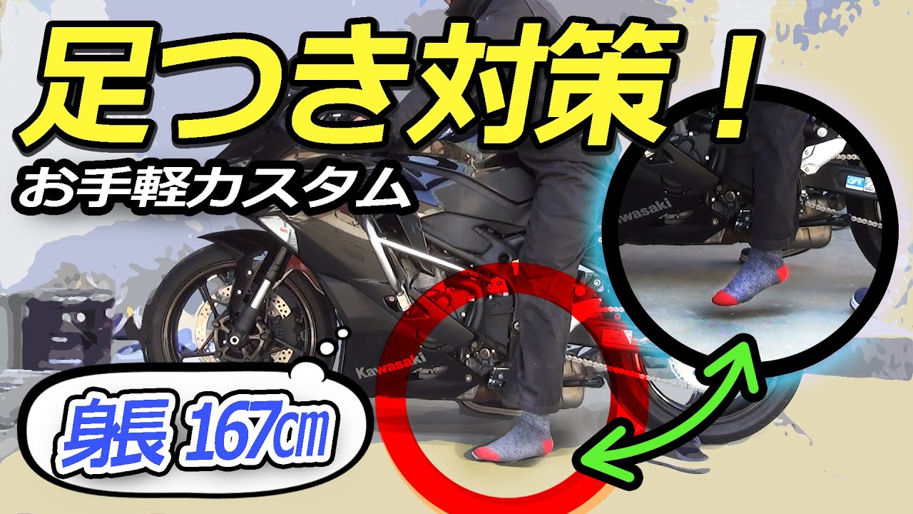 ZX-25R height adjustment parts. AELLA link rod installation. To