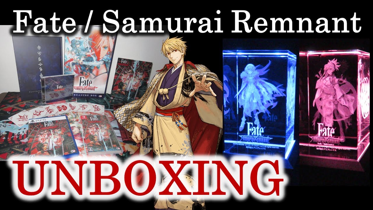 Ebten Exclusive】Unboxing Fate Samurai Remnant Treasure Box with