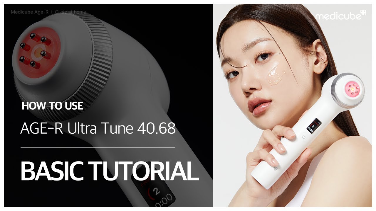 MEDICUBE] AGE-R Ultra Tune 40.68 Basic Tutorial - YouTube
