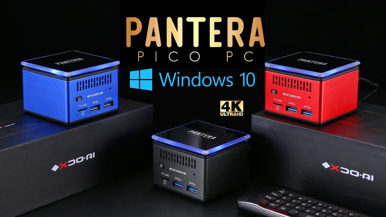 Ultra Tiny 4K Windows 10 PC - Pantera Pico PC Review 2.7GHz CPU