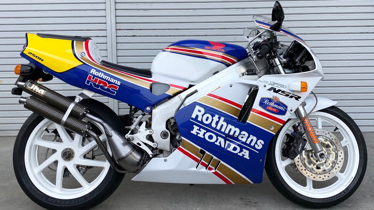 HONDA NSR250RSP Rothmans MC28 Jha 500V TypeD 右2本出しチャンバー