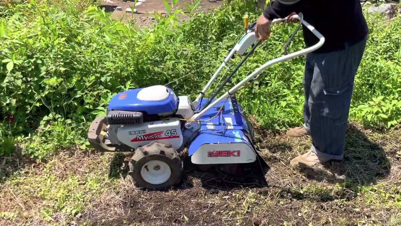 確認動画】ISEKI イセキ うねっこ Myペット45 KMR45 ミニ 小型 耕運機