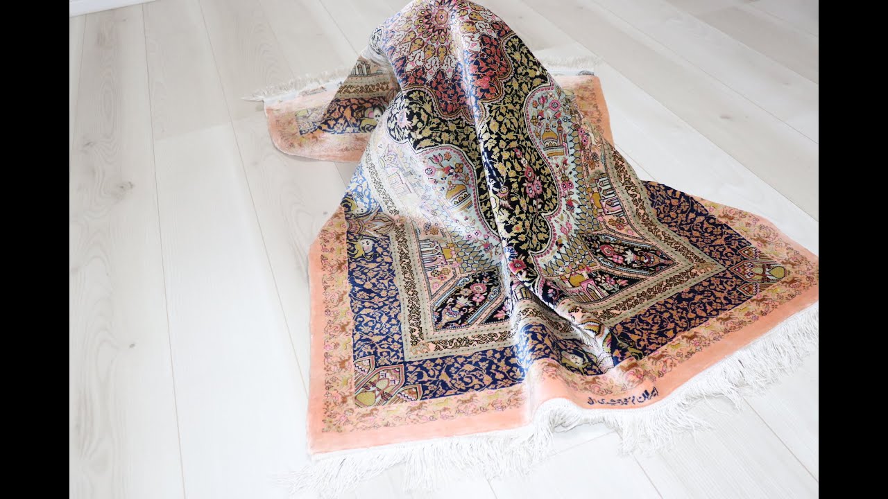 シルク絨毯の王ジャムシディ工房の作品 世界最高密度 草木染め 他には