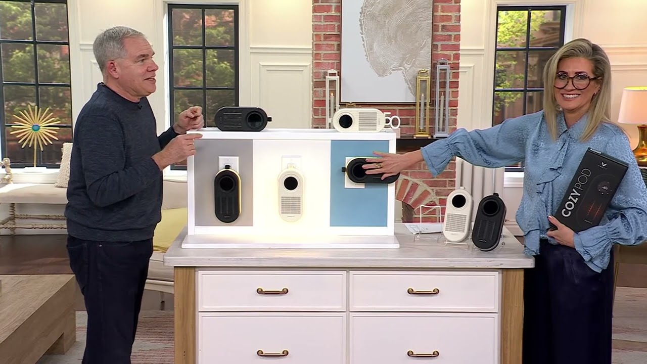 Venty CozyPod Plug-in Portable Heater w/ Rechargeable Remote on