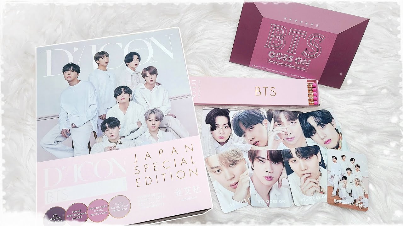 BTS DICON JAPAN SPECIAL EDITION Unboxing🌸 - YouTube
