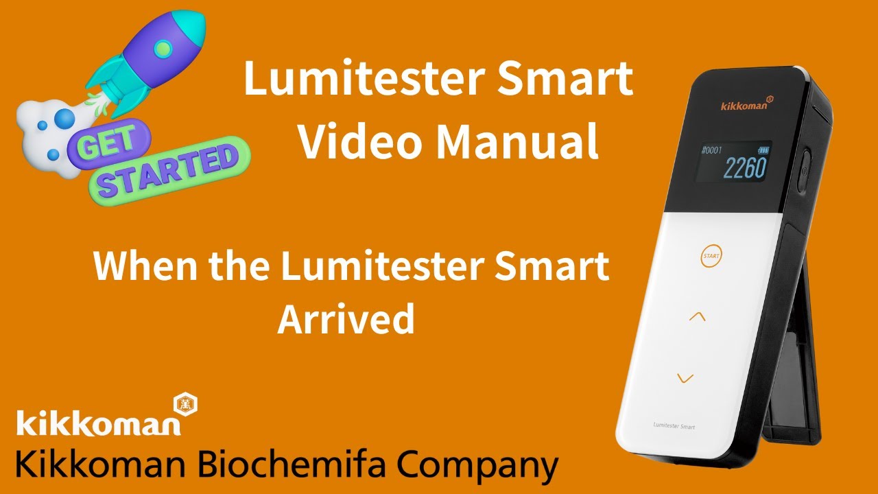 Lumitester Smart video manual] When the Lumitester Smart arrives
