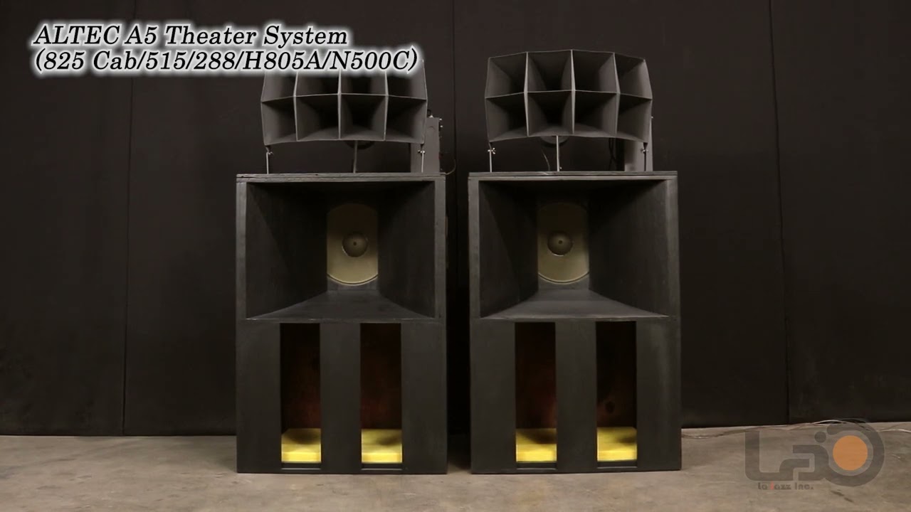 ALTEC A5 System (825 Cabinets / Early 515 & 288 / H805 Horn