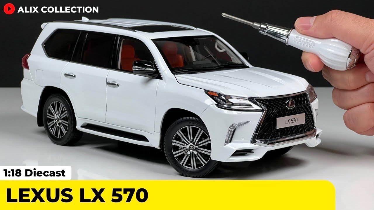 Unboxing of Lexus LX570 1:18 Diecast Model Car by LCD Models (4K