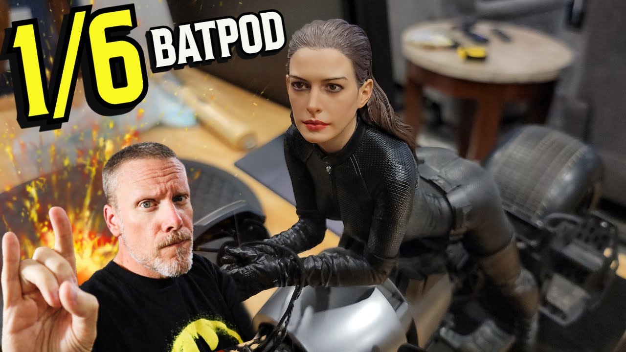 Queen Studios Catwoman on Batpod 1/6 Scale Statue Review - YouTube
