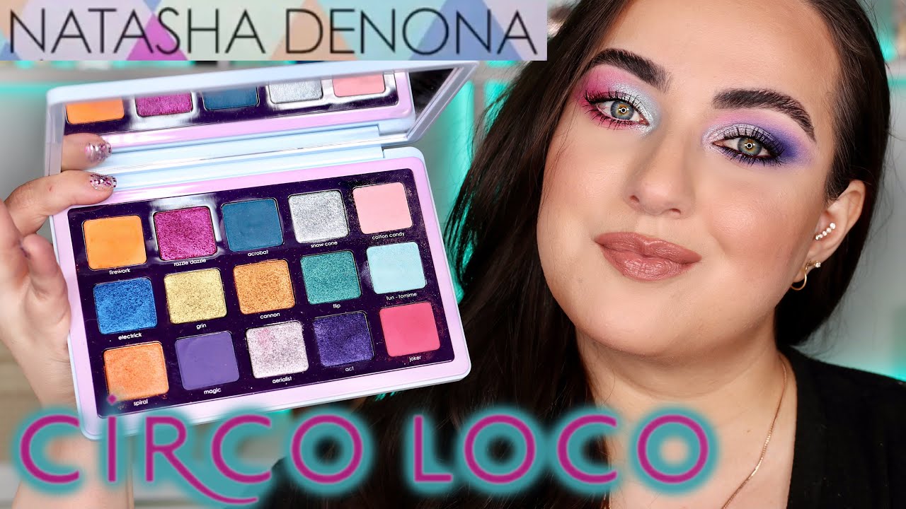 NATASHA DENONA CIRCO LOCO PALETTE REVIEW & TWO EYE LOOKS! - YouTube
