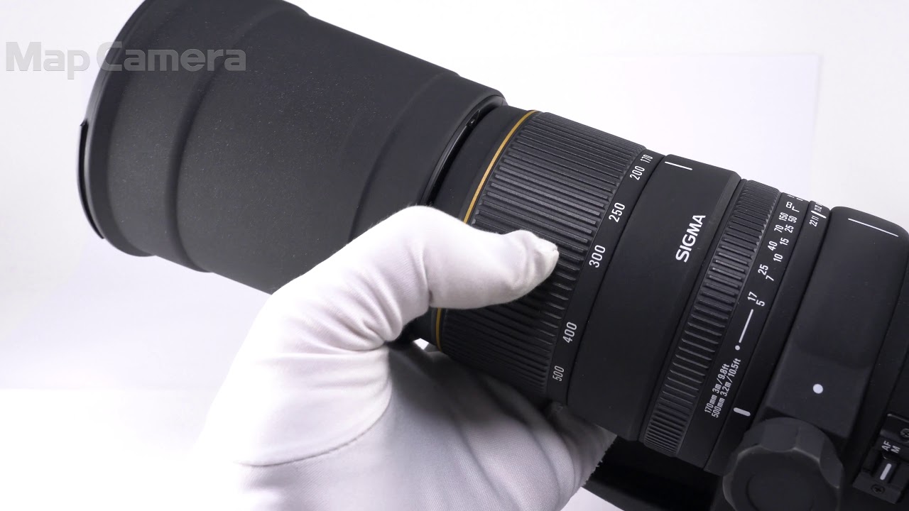 SIGMA (シグマ) APO 170-500mmF5-6.3DG(キヤノン用) 難有品 - YouTube