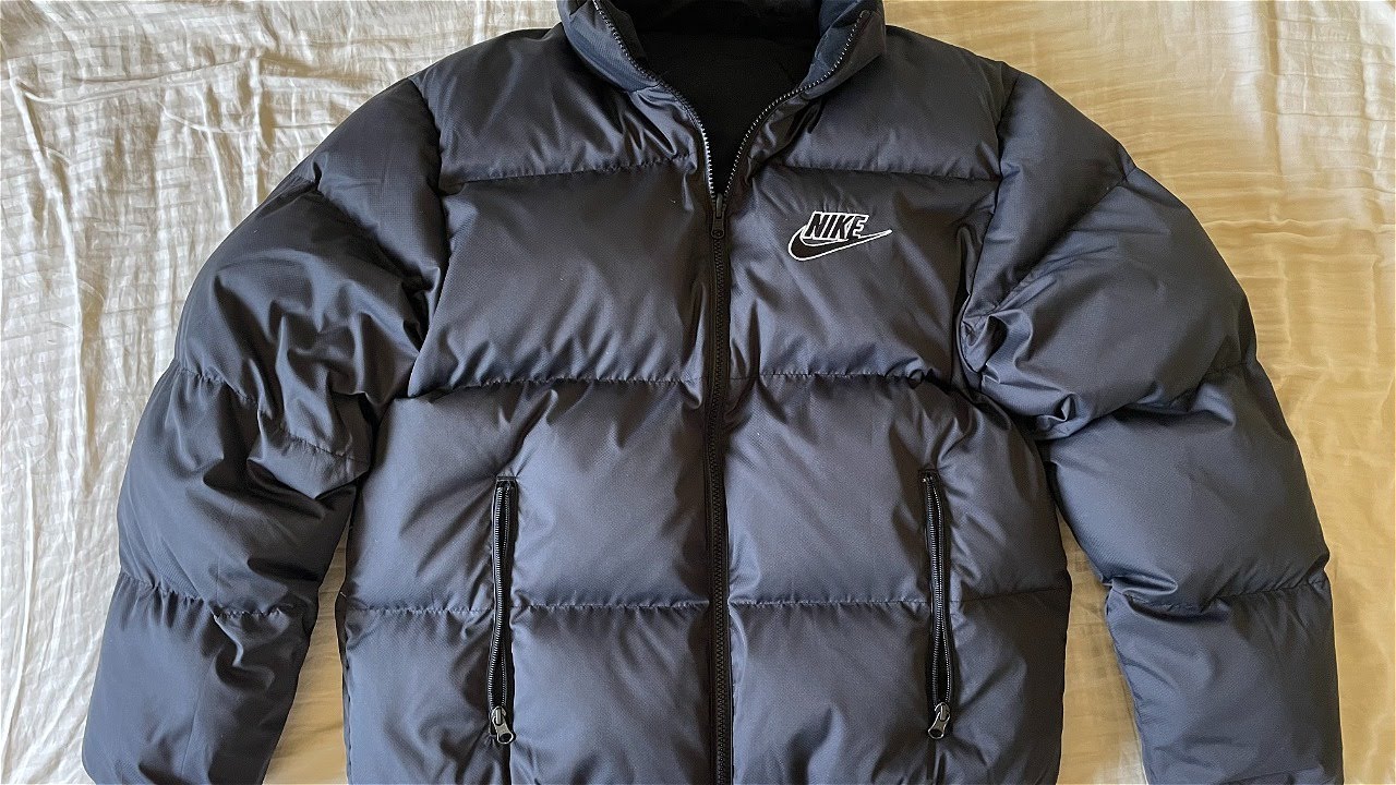 Supreme x Nike Reversible Puffy Jacket Black - YouTube