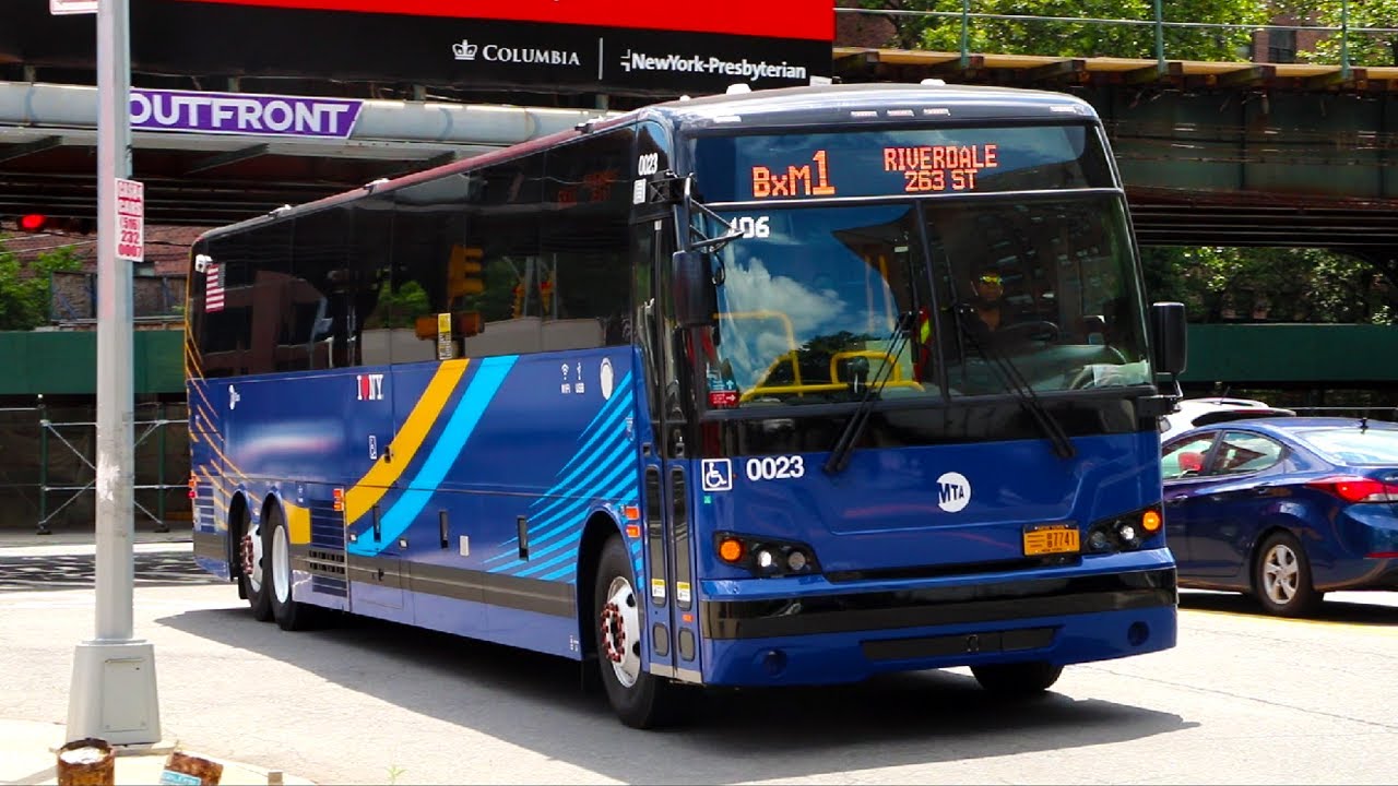 2020 Prevost X3-45 #0023 (ex-#1300) on the BxM1 at 230th Street