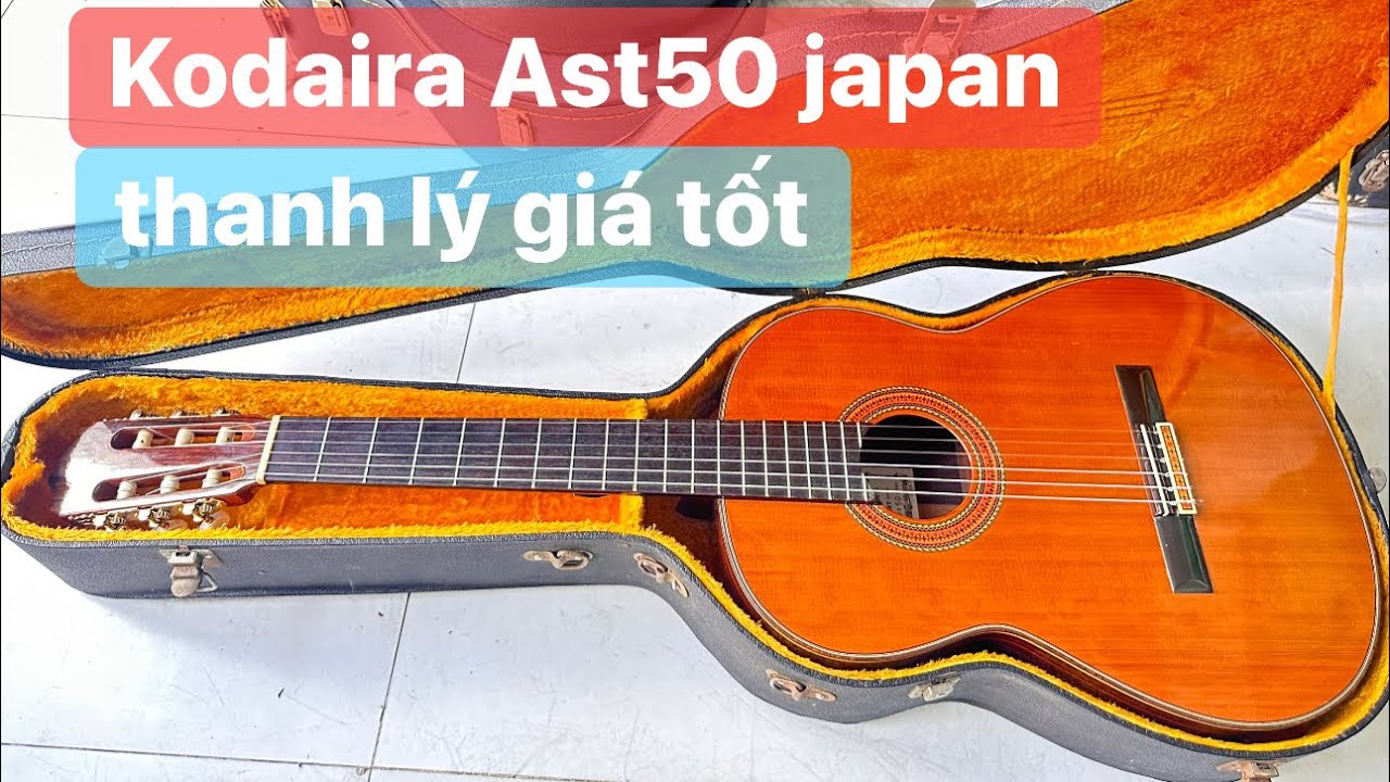 Đàn guitar classic Kodaira Ast-50 japan. Giá: 6 triệu ( test
