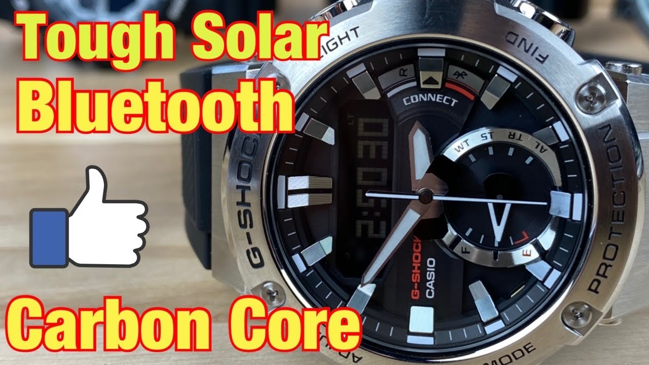 G-Shock gstb200 Carbon Core tough solar - YouTube
