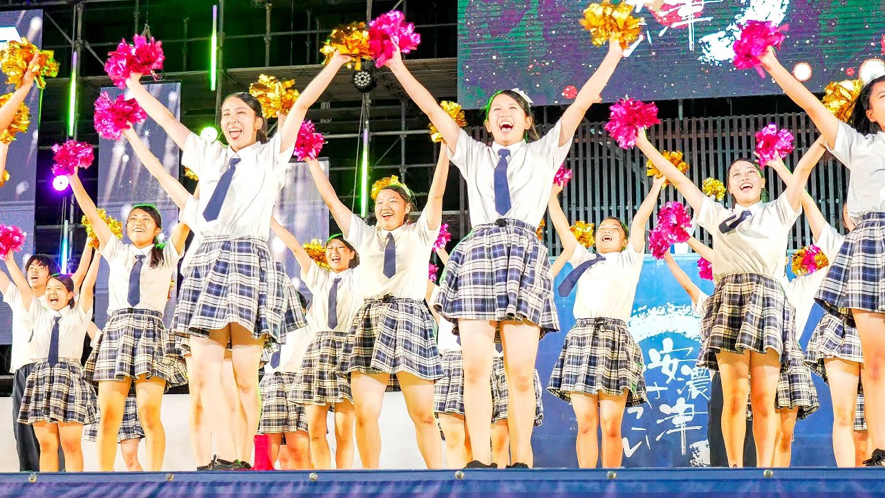 4K] 中京高校保育class『love kids』 安濃津よさこい 2024 津まつり