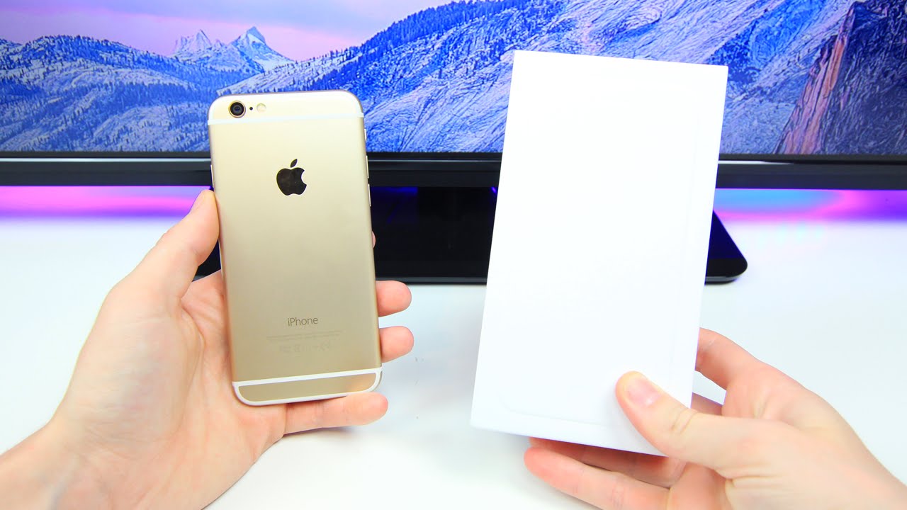 Gold iPhone 6 - Hands On & Unboxing - YouTube