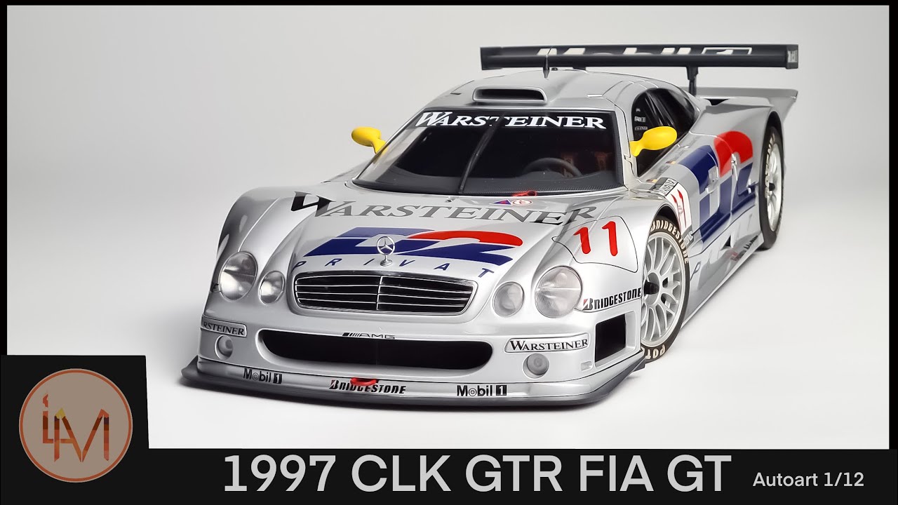 自動車 AUTOART 1/12 Mercedes-Benz CLK GTR FIA 絶版】オートアート