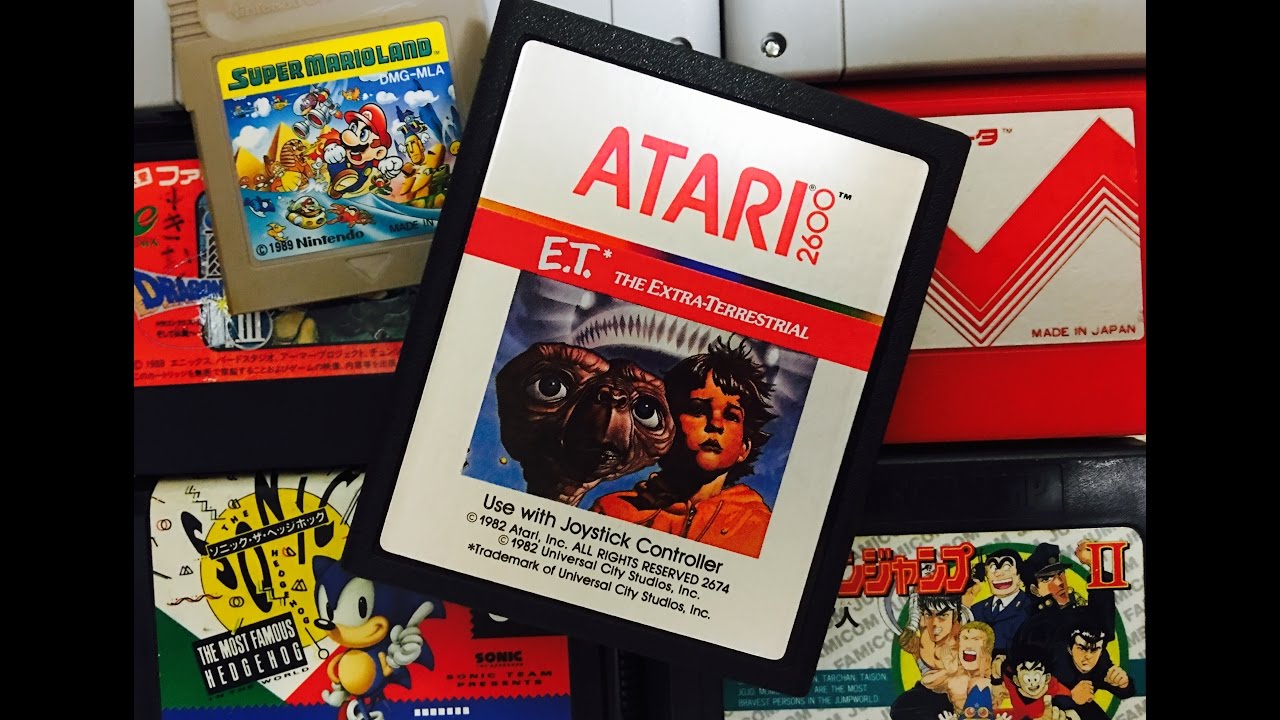 史上最大のクソゲー。ATARI2600「E.T.」を攻略 - YouTube