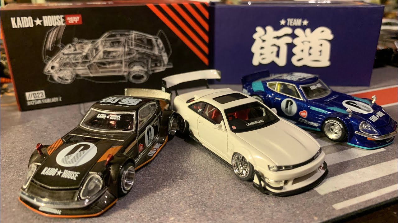 チェイスカー❗️当たってしまったMINIGT 街道 フェアレディdatsun S30