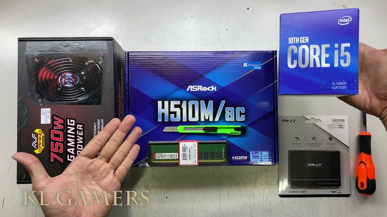 intel Core i5 10400 ASRock H510M ac GAMING FREAK XXG TFlux PC