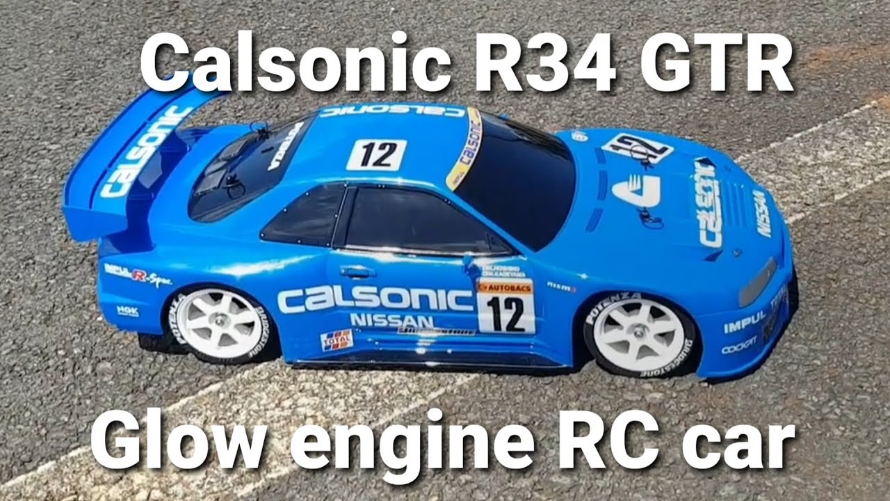 タミヤ RCカー 1/10 CALSONIC SKYLINE GT-R R34 タミヤ 電動RCカー