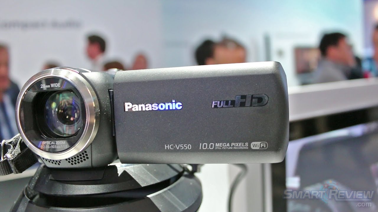 CES 2014 | Panasonic HC-V550 Full HD Camcorder | WiFi & NFC | HC