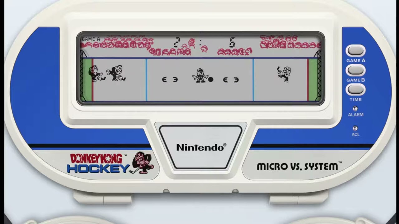 Micro Vs. System: Donkey Kong Hockey [Handheld Longplay] (1984