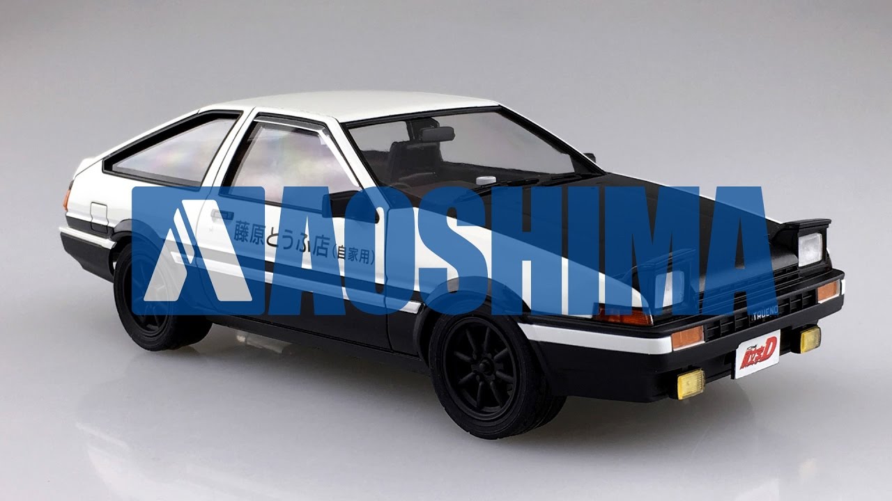 青島文化教材社 1/24 頭文字D 藤原拓海 AE86 トレノ プロジェクトD仕様