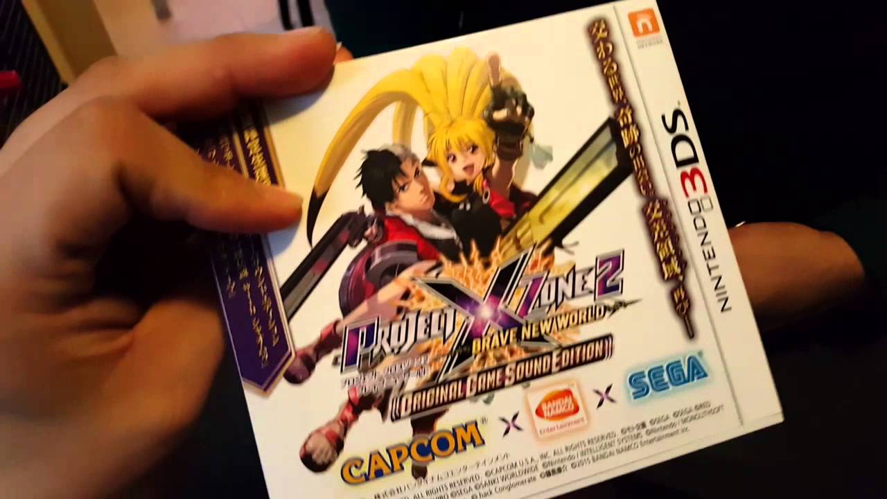 Unboxing : Project X Zone 2 : Brave New World [Original Game Sound