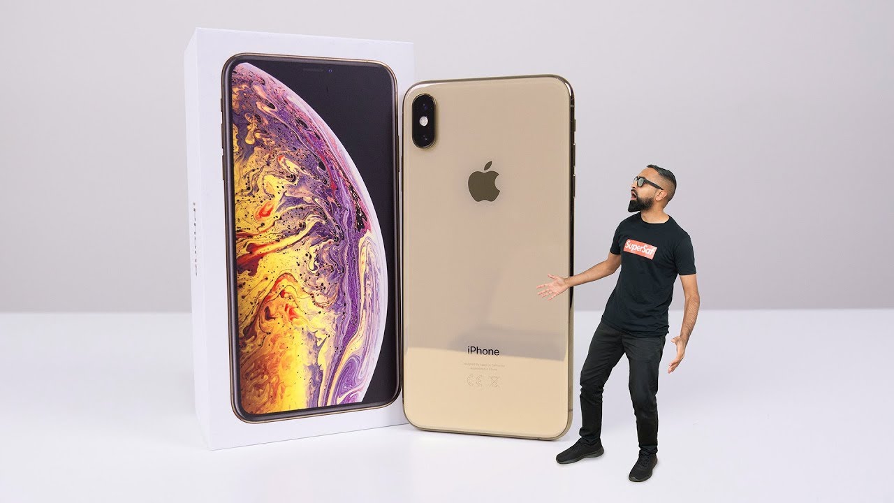 iPhone XS Max Unboxing (Gold 512GB) - YouTube