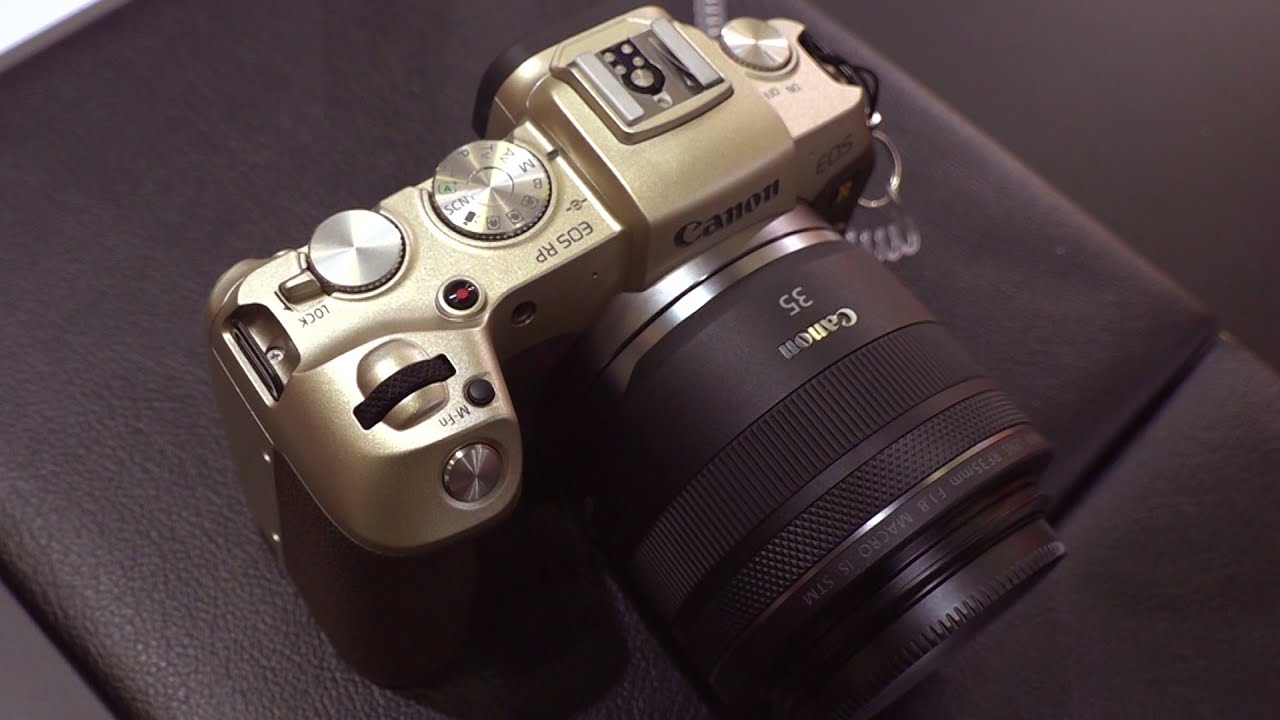 CP+ 2019】 「EOS RP」の色違いゴールドに遭遇！ - YouTube