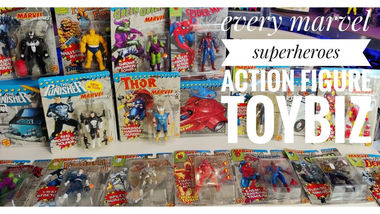 Marvel superheroes Toybiz 1990s Every action figure #toybiz