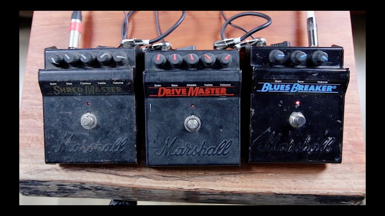 Marshall BluesBreaker - DriveMaster - ShredMaster Shootout - YouTube