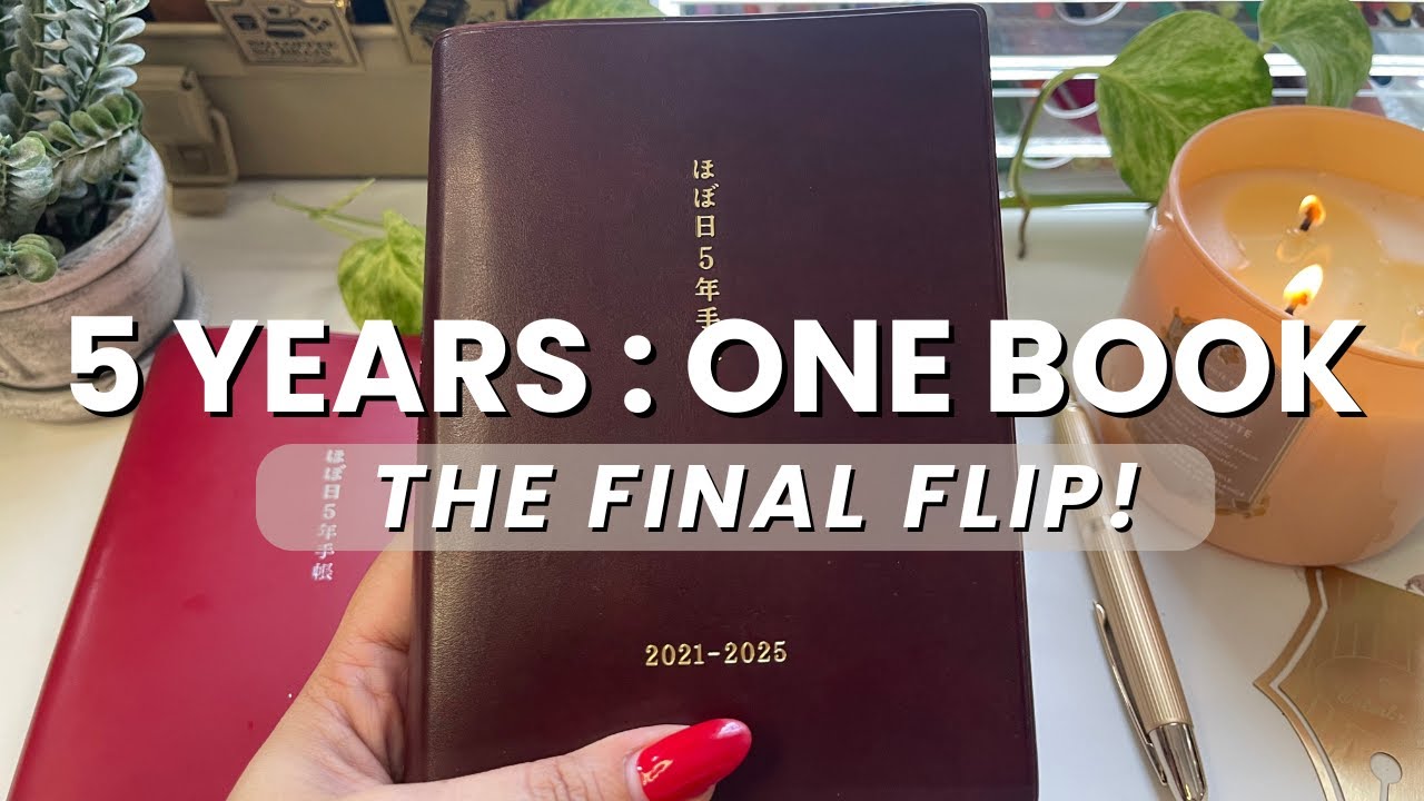 📖✨ Final Flip Through of My Completed Hobonichi 5-Year Techo A6