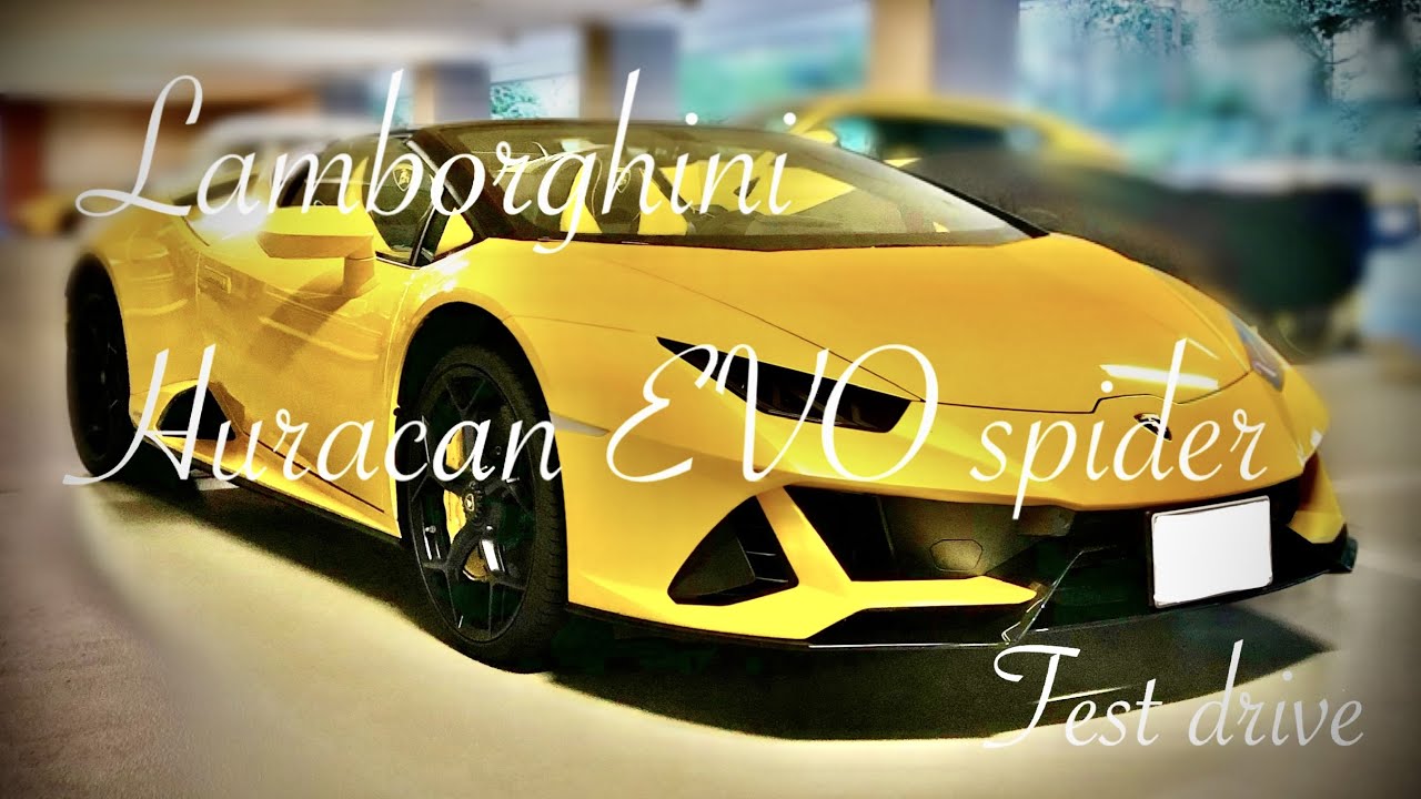 オープンでマフラーサウンドしっかり収録！Lamborghini Huracan EVO