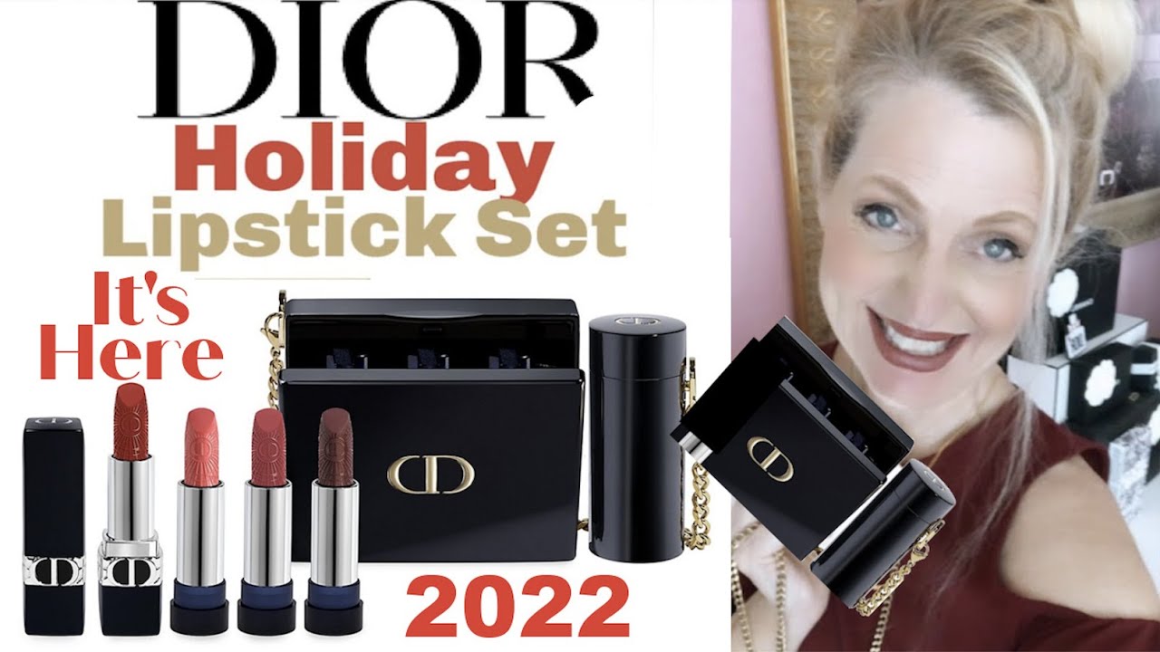 Dior Holiday Lipstick Gift Set 2022 | ROUGE DIOR MINAUDIERE | Dior