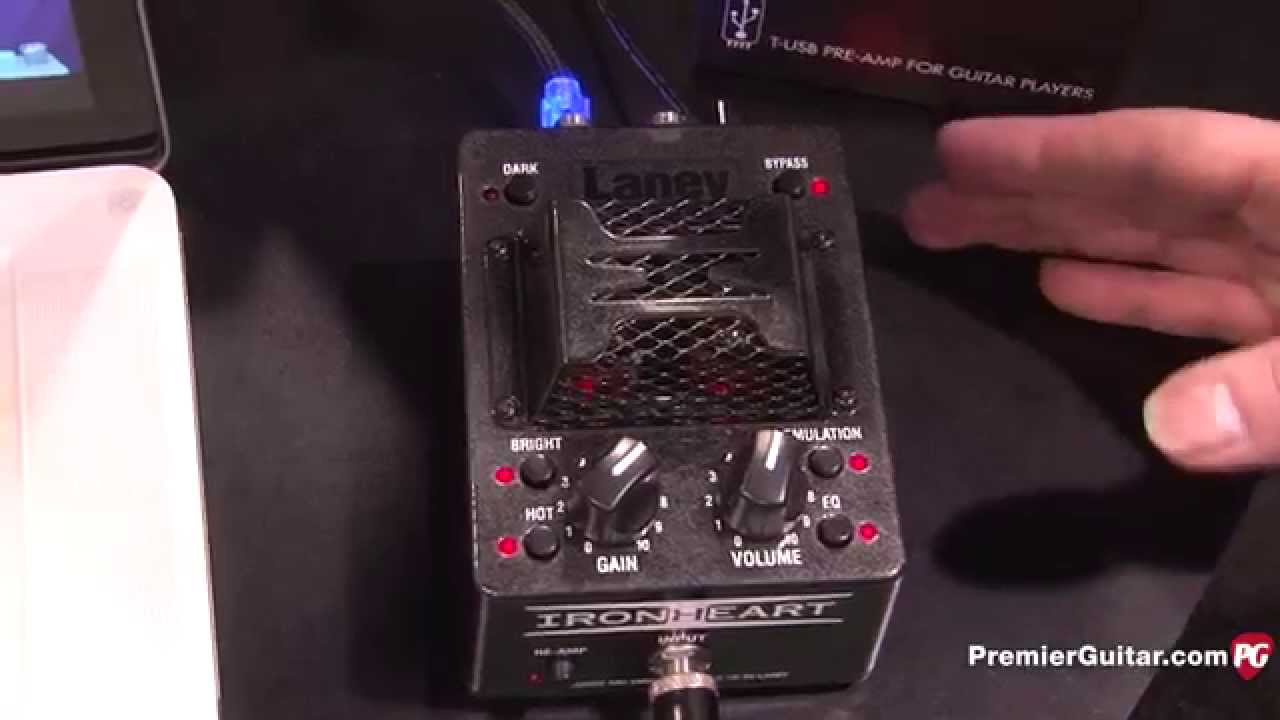 NAMM '15 - Laney Ironheart IRT-Pulse Tube Preamp Demo - YouTube