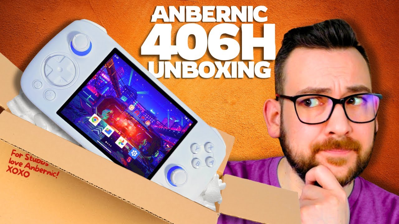Anbernic RG406H Unboxing & Impressions (Feels GOOD, Loud L1/R1