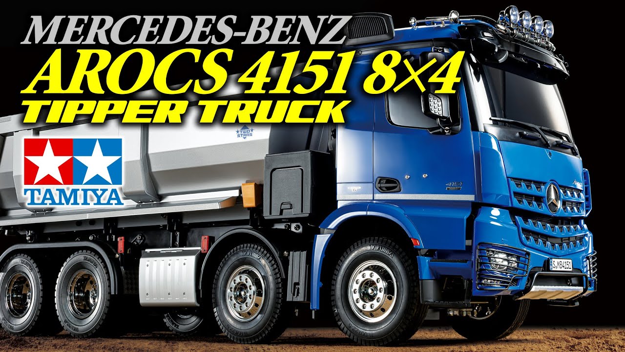 TAMIYA 1/14 R/C MERCEDES-BENZ AROCS 4151 8x4 TIPPER TRUCK タミヤ