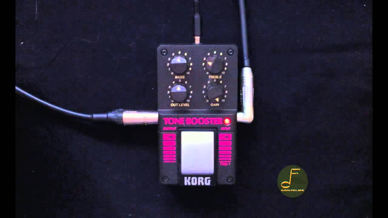 korg tone booster - YouTube