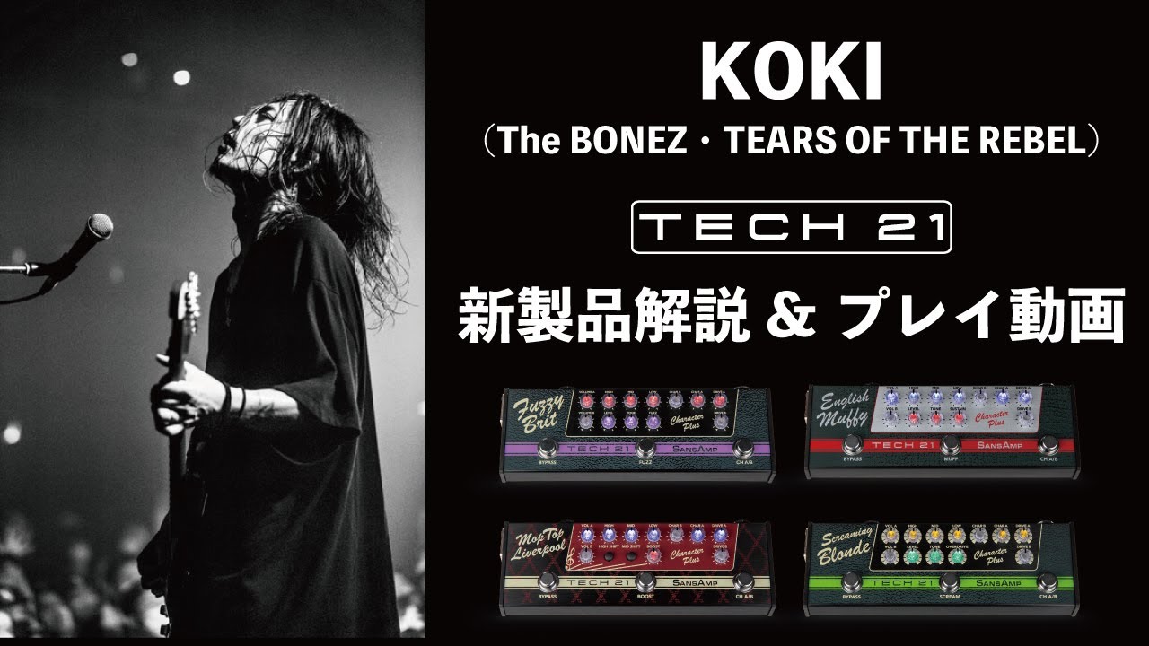TECH 21 SansAmp Character Plus Series: Fuzzy Brit｜ミュージック