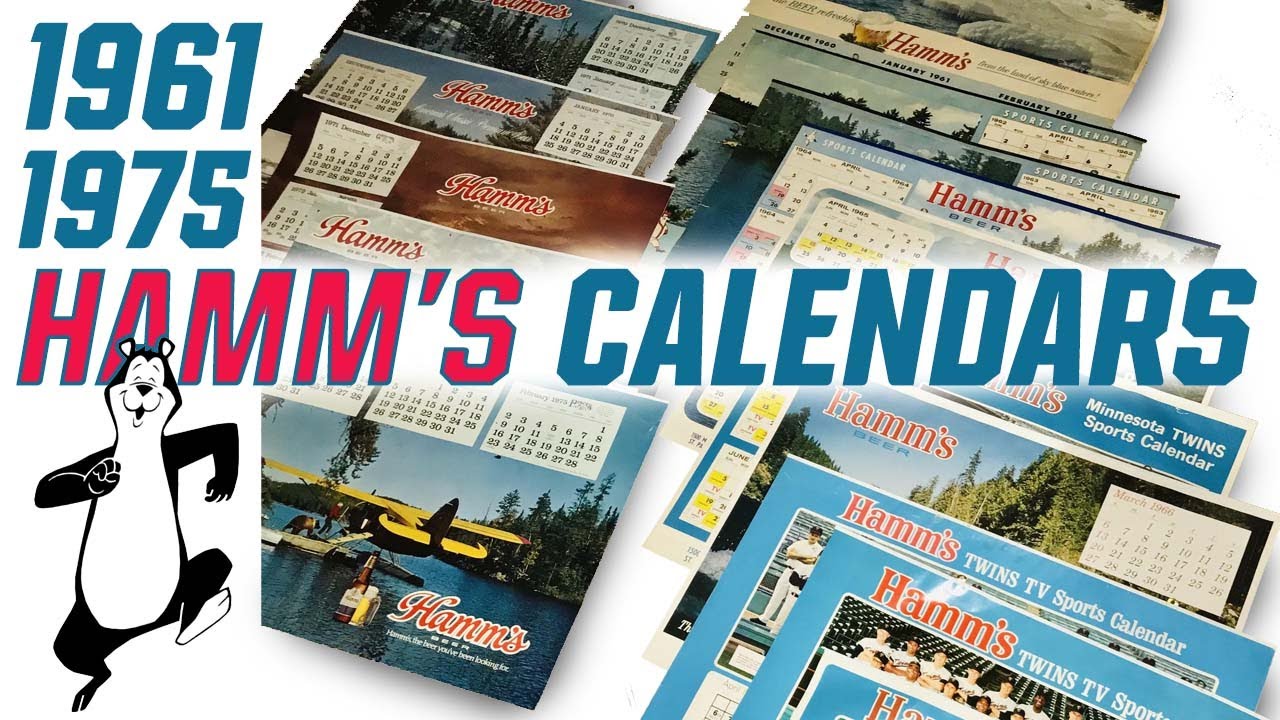 Cool Vintage 1961-1975 Hamm's beer calendars described-ibuyoldbeer