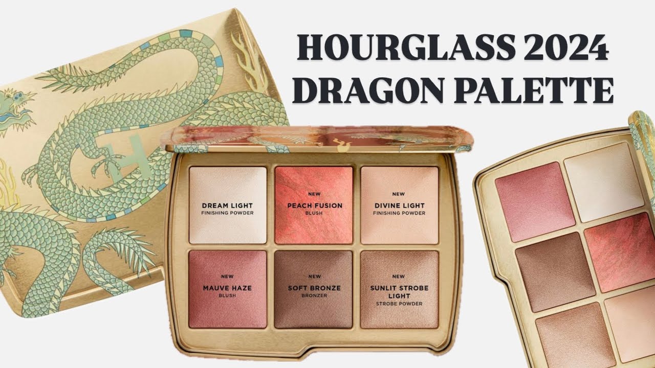 HOURGLASS 2024 DRAGON PALETTE: SWATCHES, COMPARISONS, TRY ON - YouTube