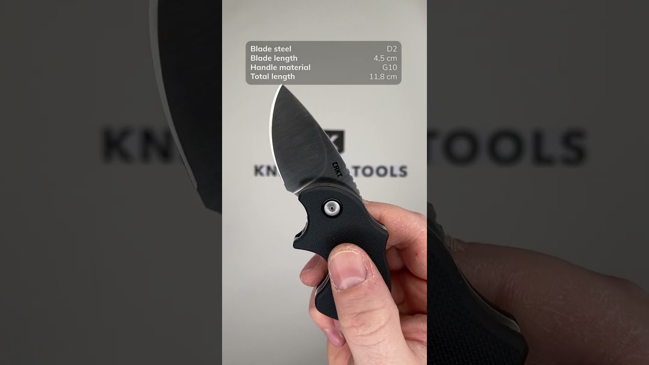 CRKT Orca 7930 Black G10 pocket knife, Jim Hammond design