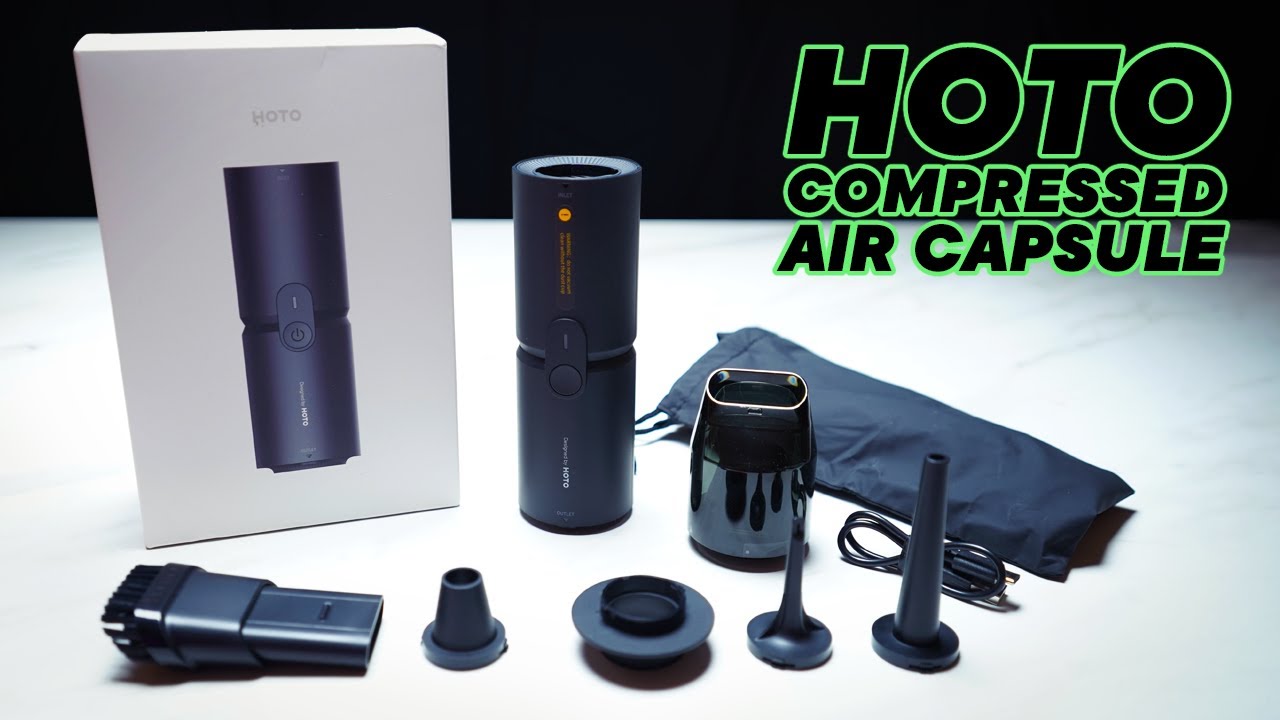 Hoto Compressed Air Capsule Unboxing - YouTube