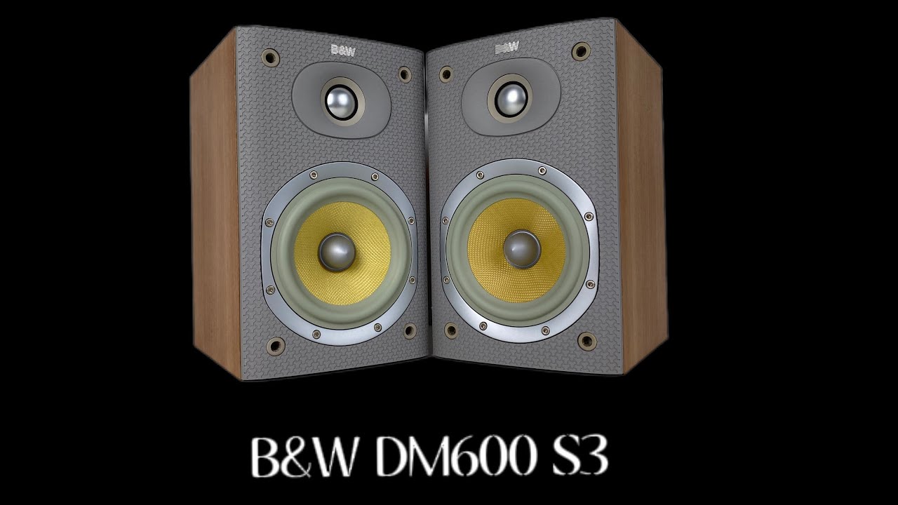 B&W DM600 S3 BOOKSHELF SPEAKERS! - YouTube