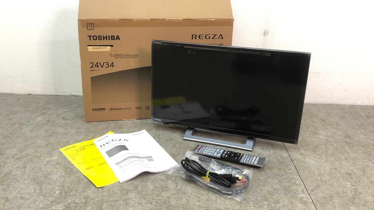 □TOSHIBA REGZA 東芝 レグザ 2023年製 24インチ 液晶テレビ 24V34