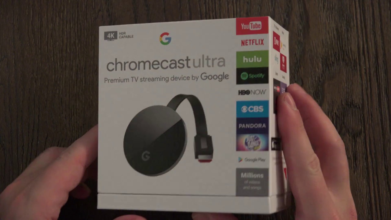 Google Chromecast Ultra 4k HDR Unboxing - YouTube